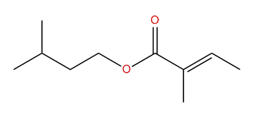 Isopentyl (E)-2-methyl-2-butenoate